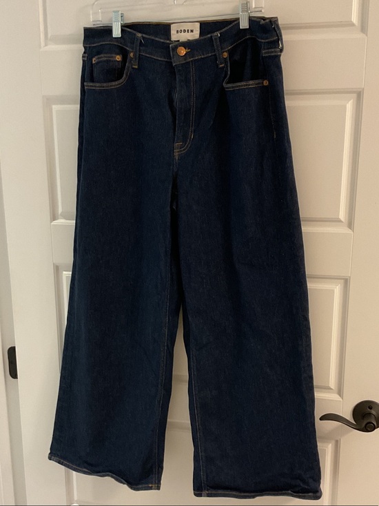 Boden Denim - Boden Wide-Leg Jeans Dark Wash W31 L30